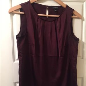 Talbots shell in burgundy